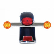 21 LED 3-1/4" Signal Light For Harley Motorcycle With 1156 Plug - Amber LED/Amber Lens
