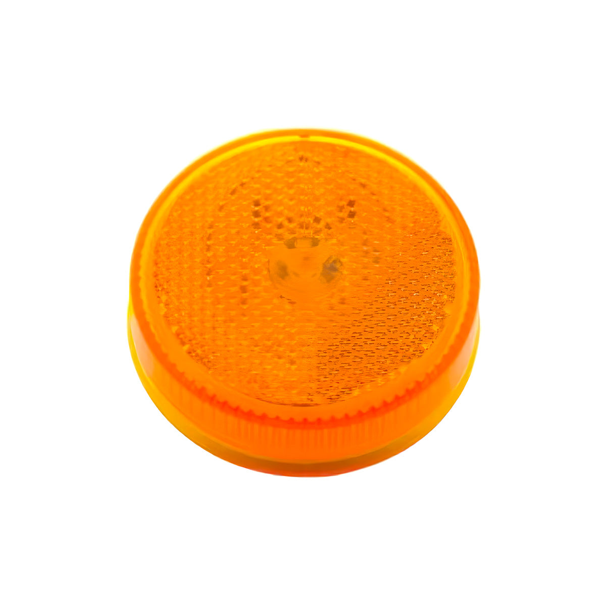 8 LED 2.5" Round Reflectorize Light Kit (Clearance/Marker) - Amber LED/Amber Lens