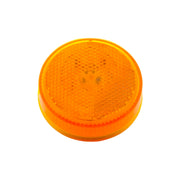 8 LED 2.5" Round Reflectorize Light Kit (Clearance/Marker) - Amber LED/Amber Lens