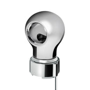 Thread-On Chrome Charlotte Style Gearshift Knob With LED 9/10 Speed Adapter-Amber LED