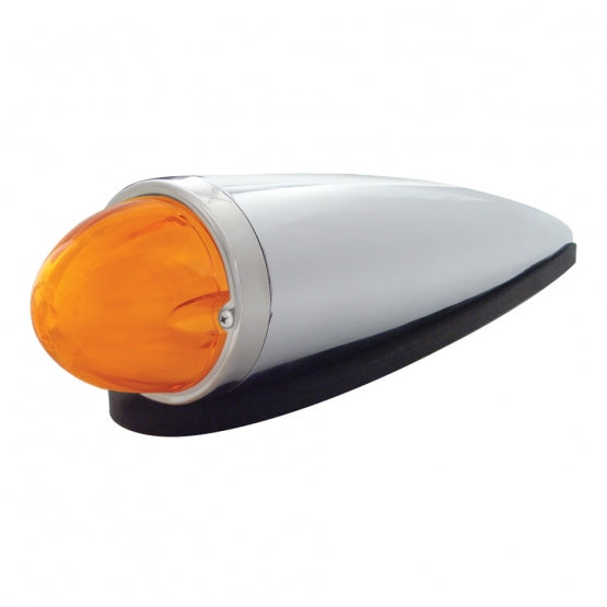 9 LED Dual Function GloLight Watermelon Cab Light Kit - Amber LED/Amber Lens