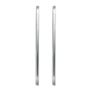 Peterbilt Stainless Vent Door Cover - Plain (Card of 2)