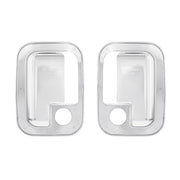 Chrome Exterior Door Handle Cover For 2003+ Kenworth & 2004+ Peterbilt Trucks- Pair (Driver & Passenger)