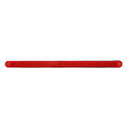 14 LED 12" Light Bar With Bezel (Stop, Turn & Tail) - Red LED/Red Lens