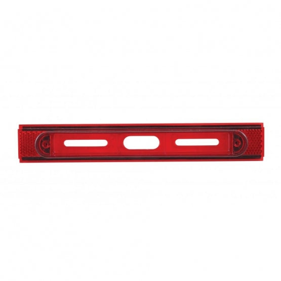 Conspicuity Reflector Plate Light Housing - Red (Bulk) (Each)