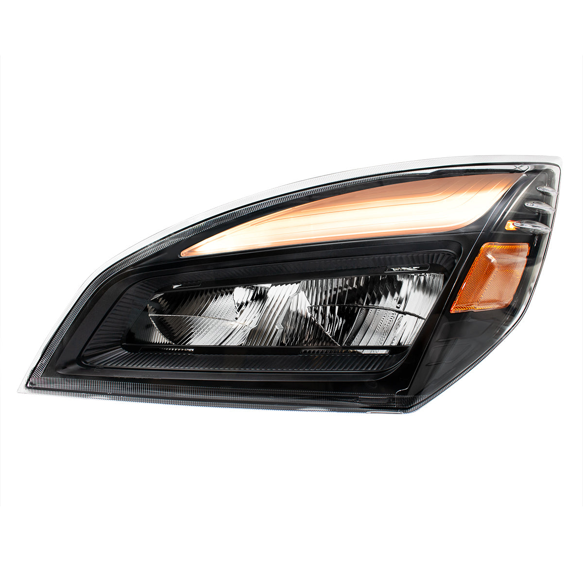 High Power Blackout LED Headlight For 2018-2024 Freightliner Cascadia-Driver
