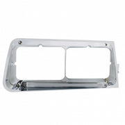 24 LED Headlight Bezel With GloLight For 1989-2009 Freightliner FLD - Passenger - Clear Lens