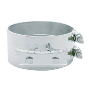 6" Stainless Butt Joint Exhaust Clamp - Straight Bracket