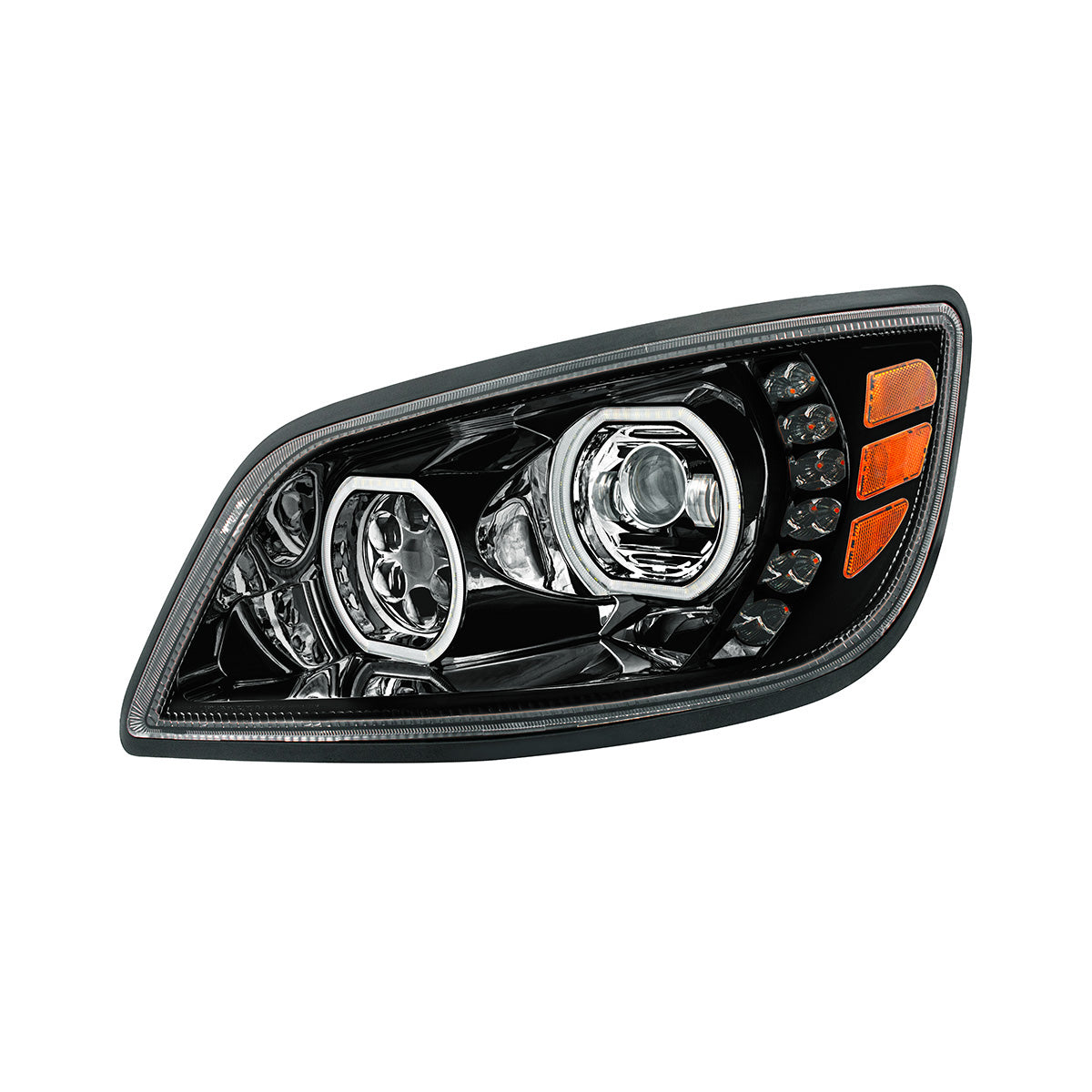High Power 10 LED Blackout Headlight For 2005-2021 Hino 238/258/268/338-Driver