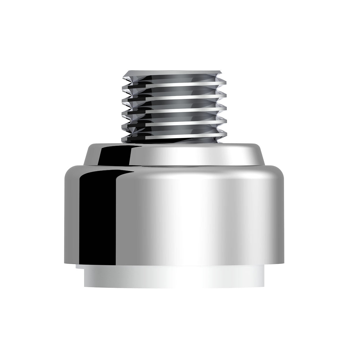 M30X3.5 Thread-On Gearshift Adapter W/LED Mount For Eaton-Fuller 9/10 Speed -Liquid Silver