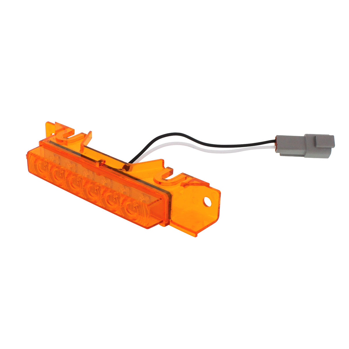 6 Amber LED Exterior Visor Light For 1996-2024 Volvo VNL - Amber Lens