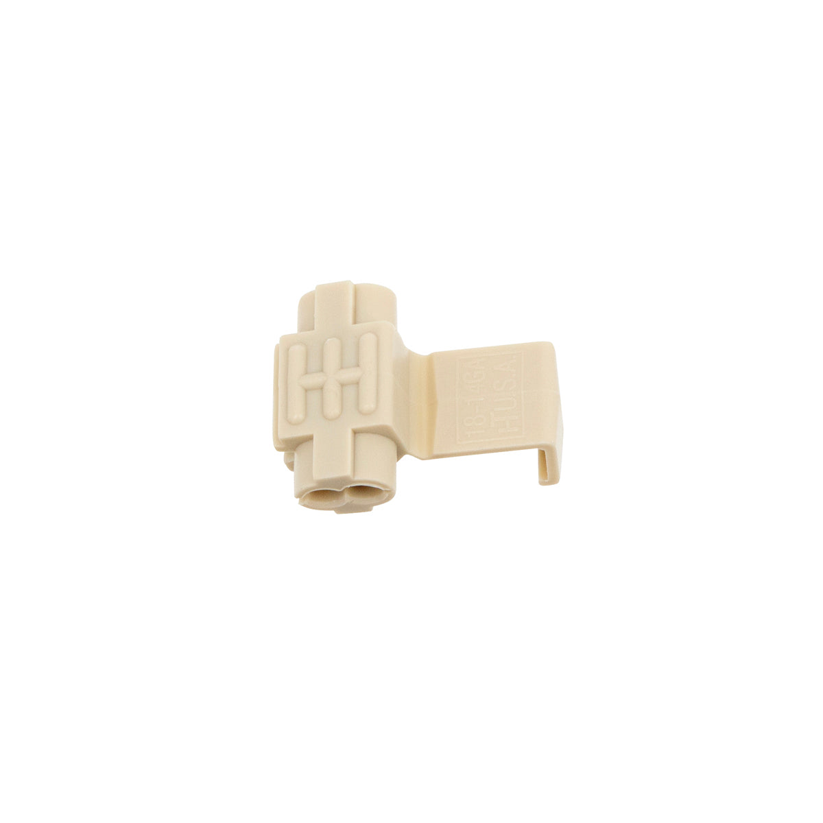 18-14 AWG White Mid-Line Tap Connector w/ No Stop (6-Pack)