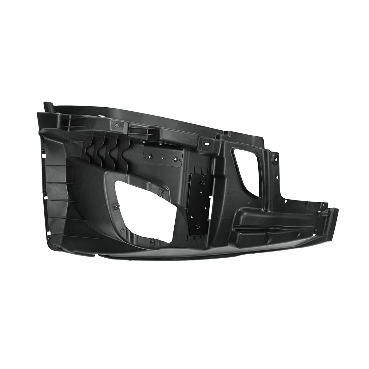 Bumper Reinforcement With Fog Light & Wheel Aero Trim Holes For 2018-2024 Freightliner Cascadia - Passenger