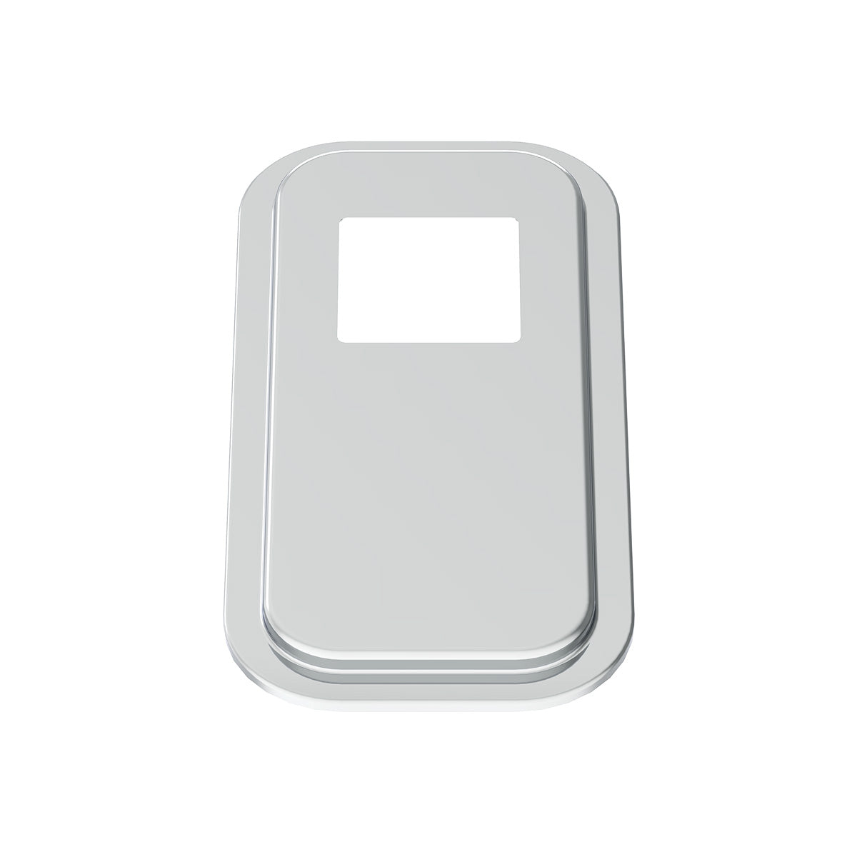 Peterbilt Stainless Steel Shift Plate Cover - 4-3/4" x 4-3/4" Opening