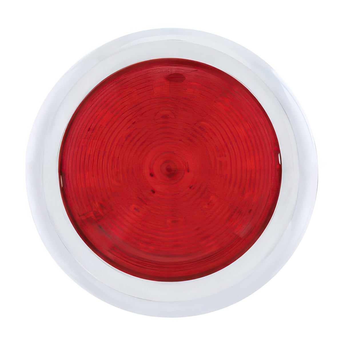 41 LED 1950 Pontiac Style Tail Light With Chrome Bezel & Red Lens