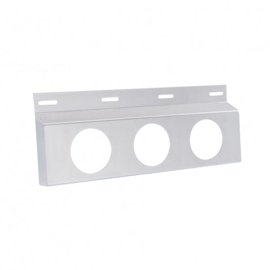 Stainless Top Mud Flap Bracket - Three 4" Light Cutout (Each)