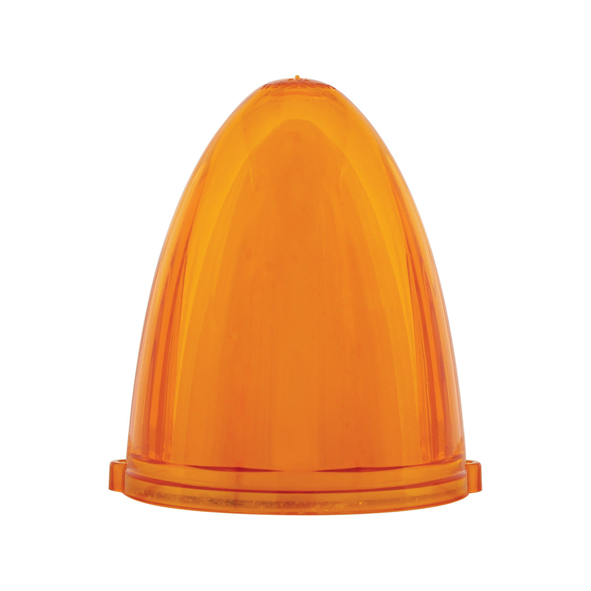 9 LED Dual Function GloLight Watermelon Grakon 1000 Style Cab Light - Amber LED/Amber Lens