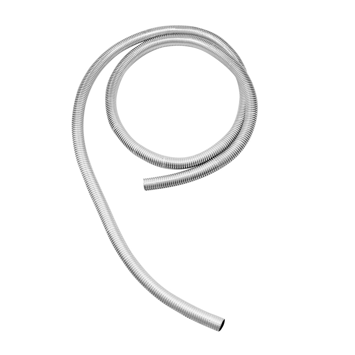 72" Long Chrome Wire Loom - 5/8" Diameter