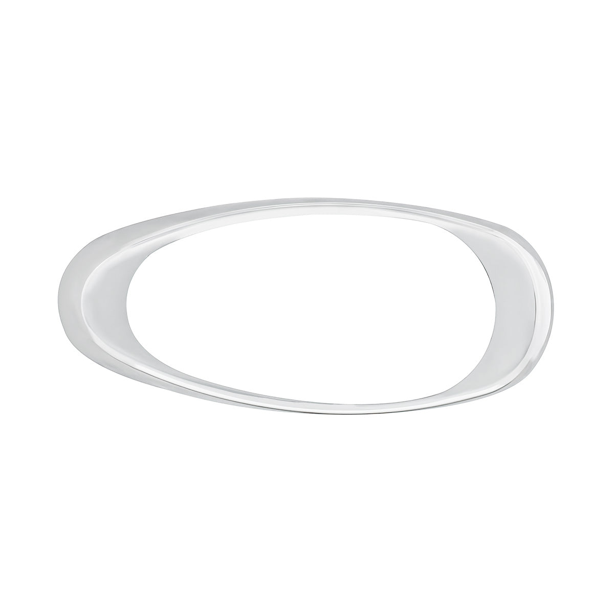 Chrome Plastic Sleeper Fairing Light Bezel For Freightliner Century/Columbia/Coronado