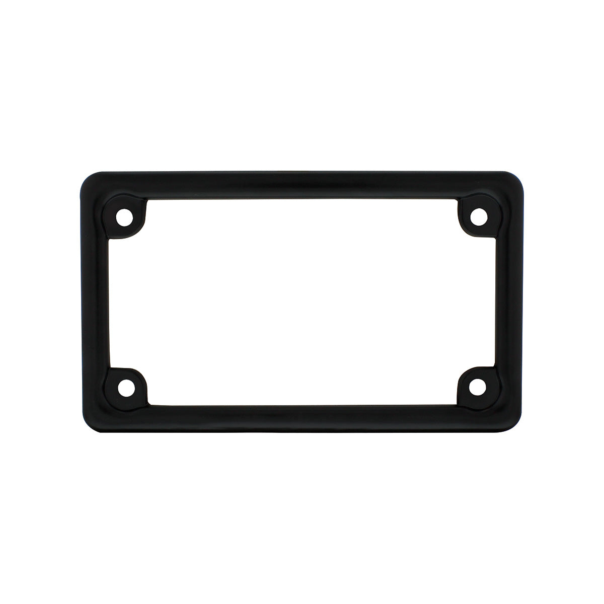 Black Motorcycle License Plate Frame