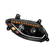 Black LED 86 Headlight For 2018-2025 International LT Truck - Passenger