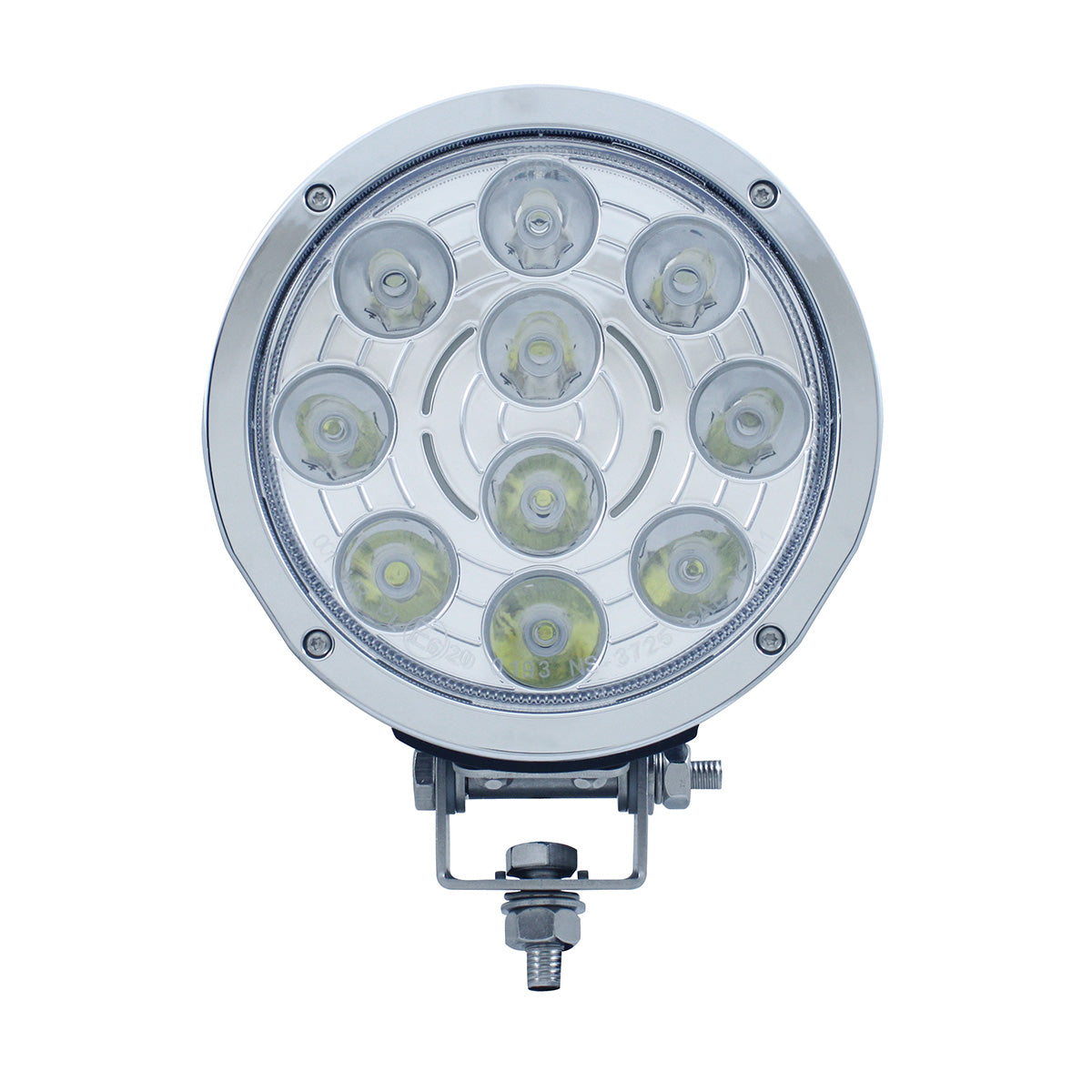 10 High Power 3-Watt LED 7" Driving Light - 1300 Lumens