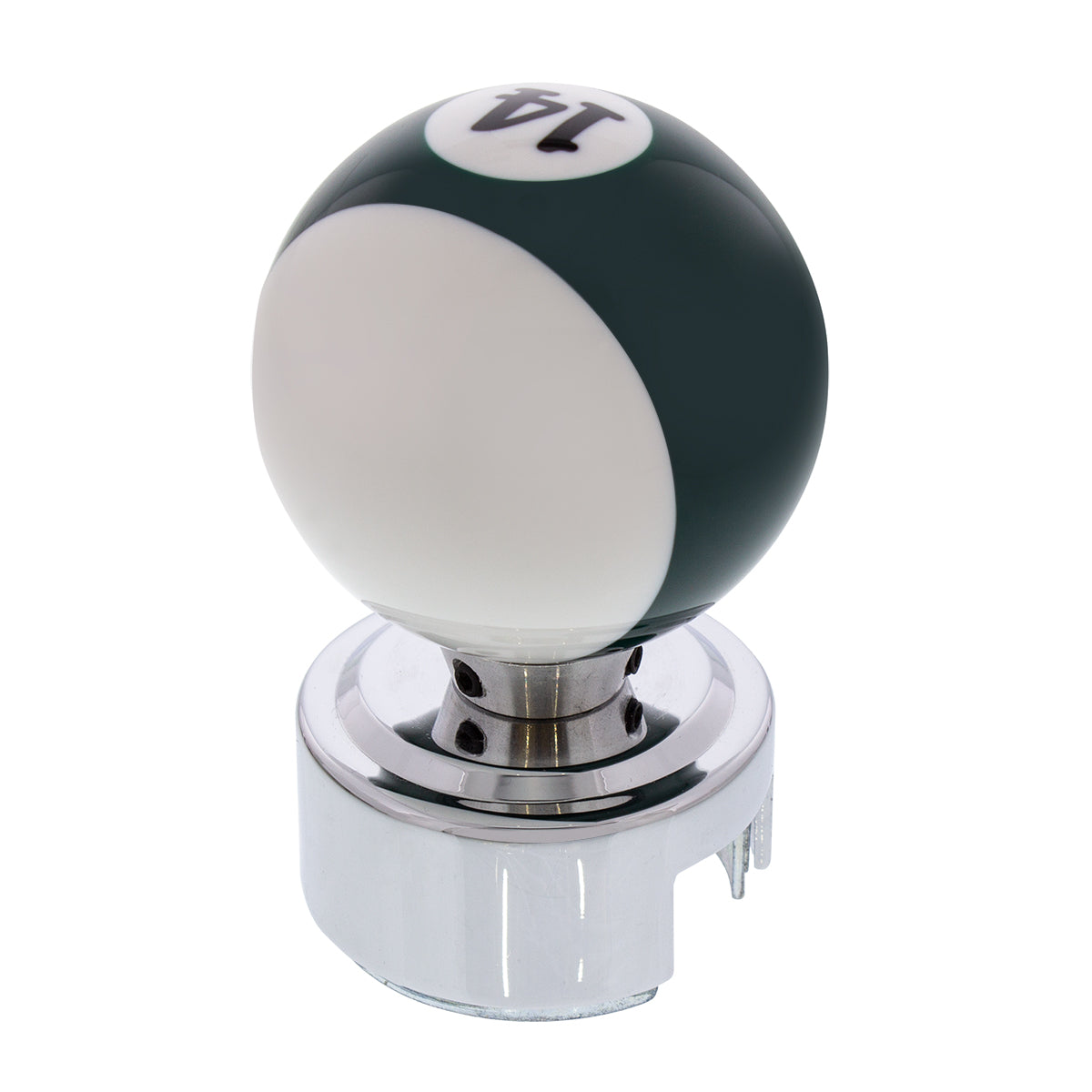 Number 14 Pool Ball Gearshift Knob For 13/15/18 Speed Eaton Style Shifters