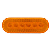 20 LED 6" Oval Turbine Light (Turn Signal) - Amber LED/Amber Lens