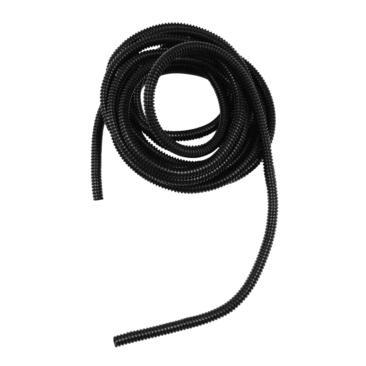 1/4" I.D. Black Flex-Guard Convoluted Split Seam Tubing, 14 Ft.
