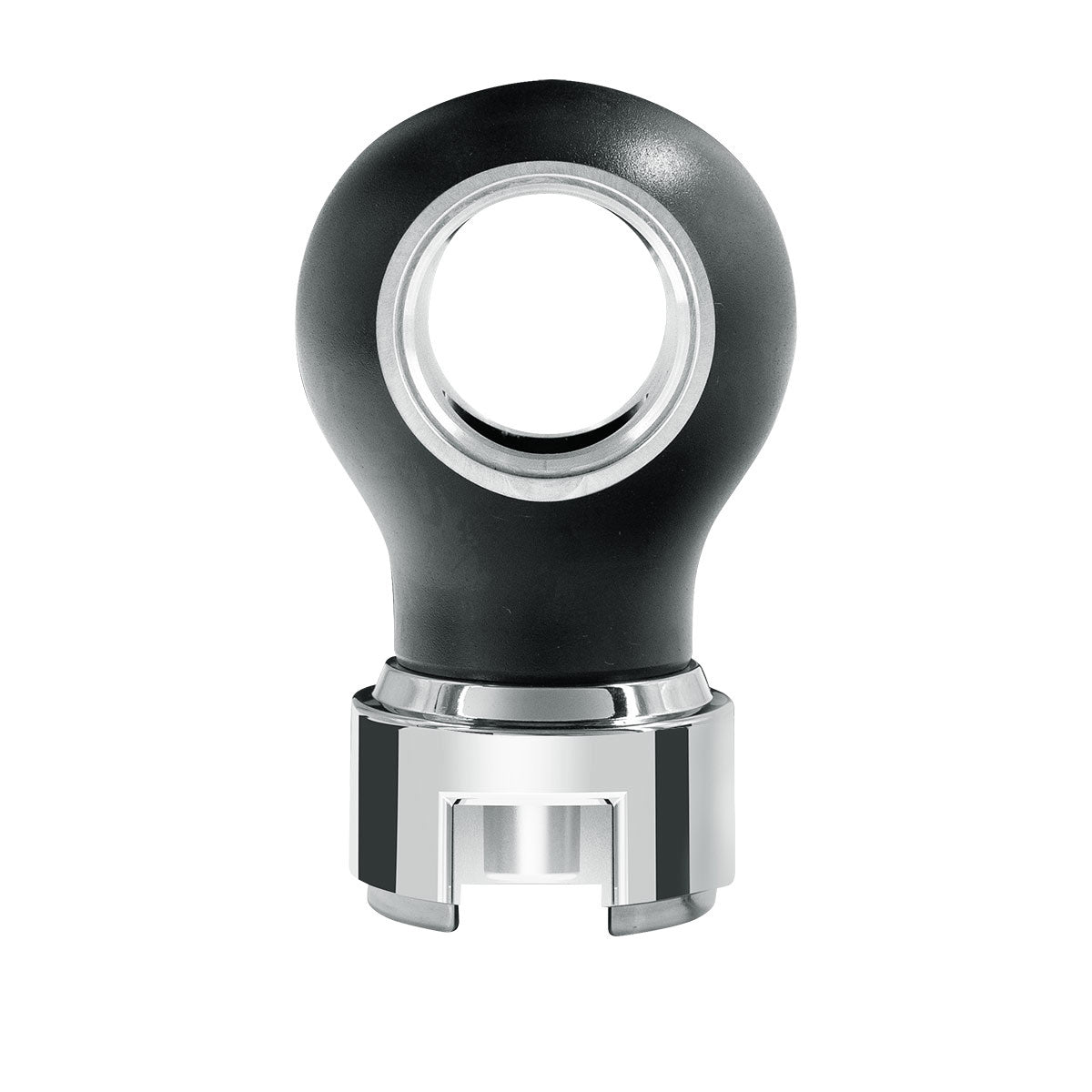 Thread-On Charlotte Style Gearshift Knob With 13/15/18 Speed Adapter-Matte Black
