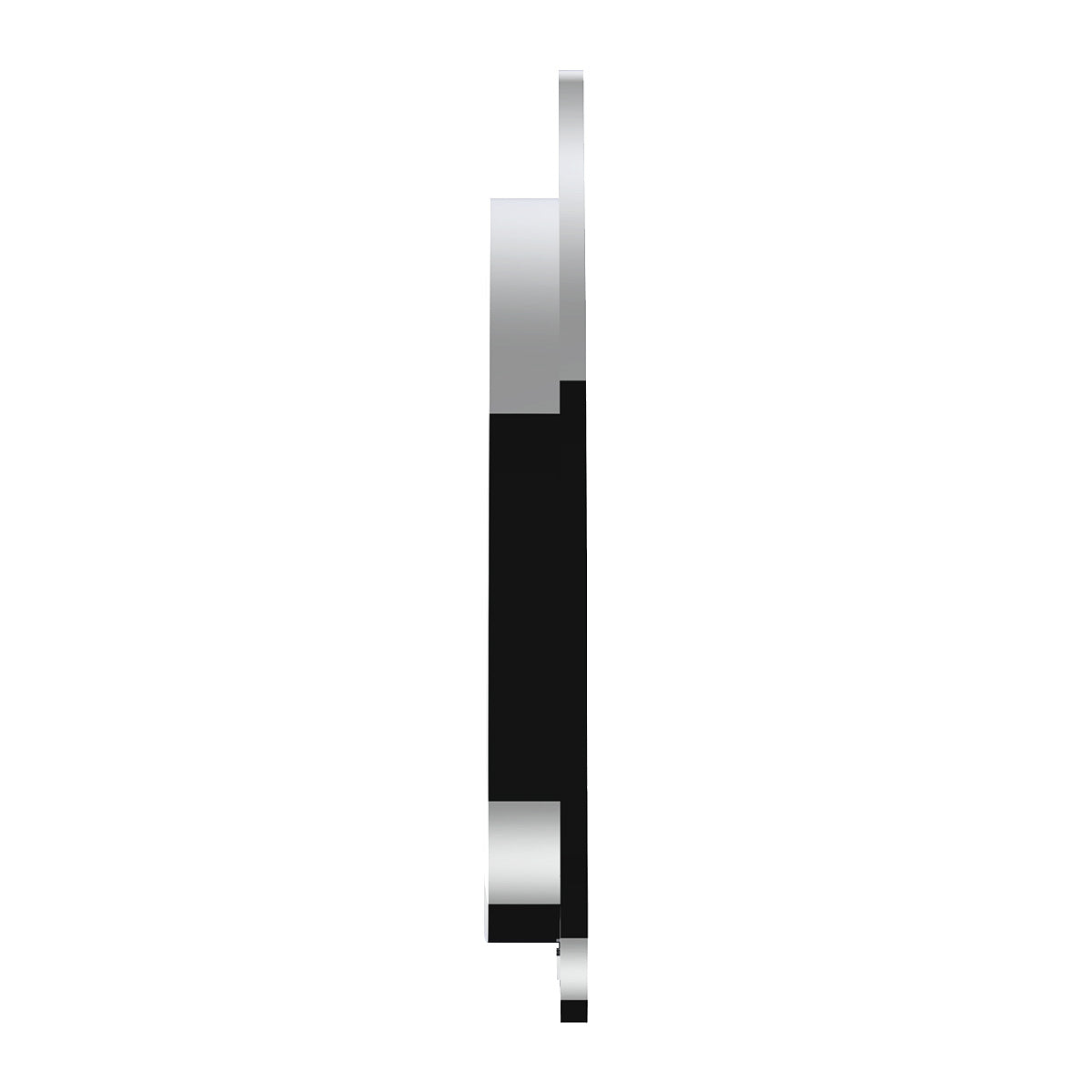 Chrome Plastic A/C Dash Corner Vent For 2006+ Peterbilt - Driver