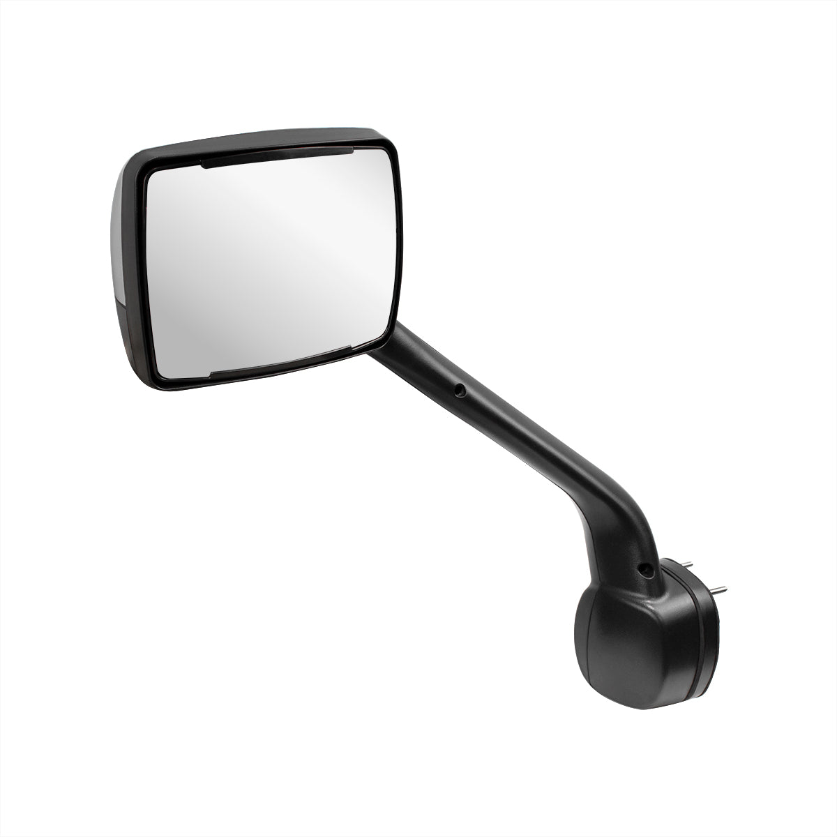 Chrome Hood Mirror Assembly W/ Sequential LED Turn Signal For 2013-2021 Kenworth T680 & Peterbilt 579 - Driver