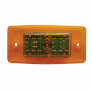 12 LED Cab Light For Freightliner Century (1996-2011) And Columbia (2001-2017) - Amber LED/Amber Lens
