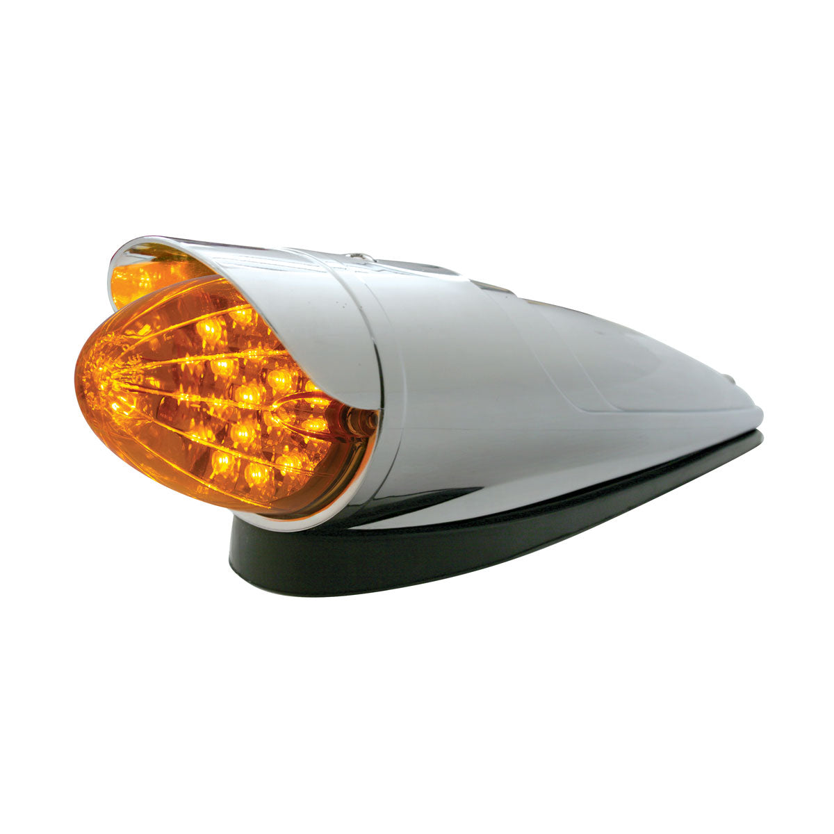 19 LED Reflector Grakon 1000 Cab Light Kit With Visor - Amber LED/Amber Lens