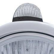 Black Guide 682-C Headlight H6024 & Dual Mode LED Signal - Clear Lens