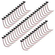 3 Wire Pigtail With 3 Prong Right Angle Plug - 12" Lead (50-Pack)