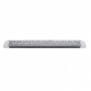 11 LED 17" Light Bar Only (Stop, Turn & Tail) - Red LED/Clear Lens (Bulk)