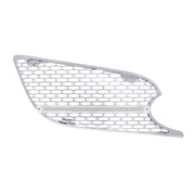 Chrome Air Intake Grille With LED GloLight For 2012-2021 Peterbilt 579 (Passenger) - Amber LED/Clear Lens
