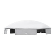 Universal Stainless Steel Dome Front Hubcap - 1" Lip