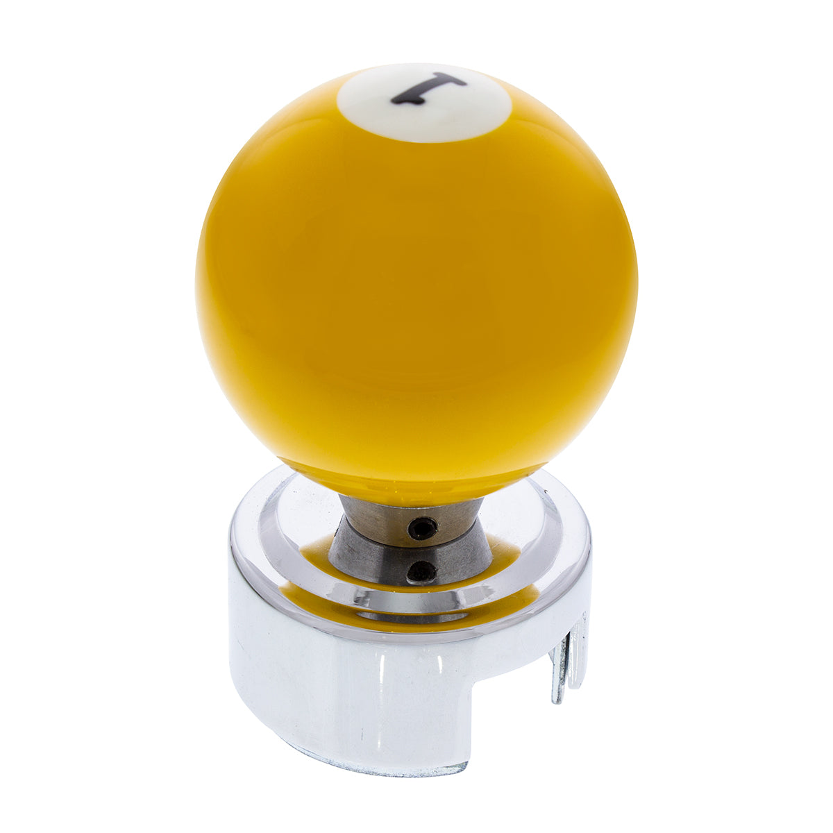 Number 1 Pool Ball Gearshift Knob For 13/15/18 Speed Eaton Style Shifters