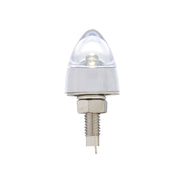 LED Bullet License Plate Fastener - White (2-Pack)