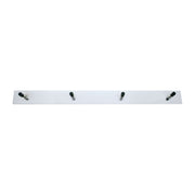 2" X 24" Chrome Top Mud Flap Plate - Welded Stud