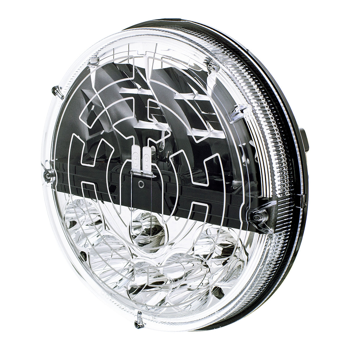 ULTRALIT - Heated 7" LED Headlight With Polycarbonate Lens & Housing
