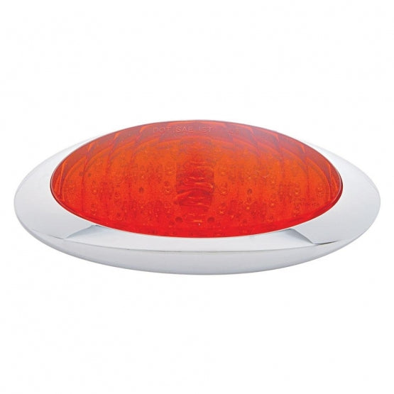 40 LED Oval Phantom III Light (Stop, Turn & Tail) - Red LED/Red Lens