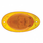 7 LED Turn Signal Light For 2008-2017 Freightliner Cascadia - Dome Lens, Amber LED/Amber Lens