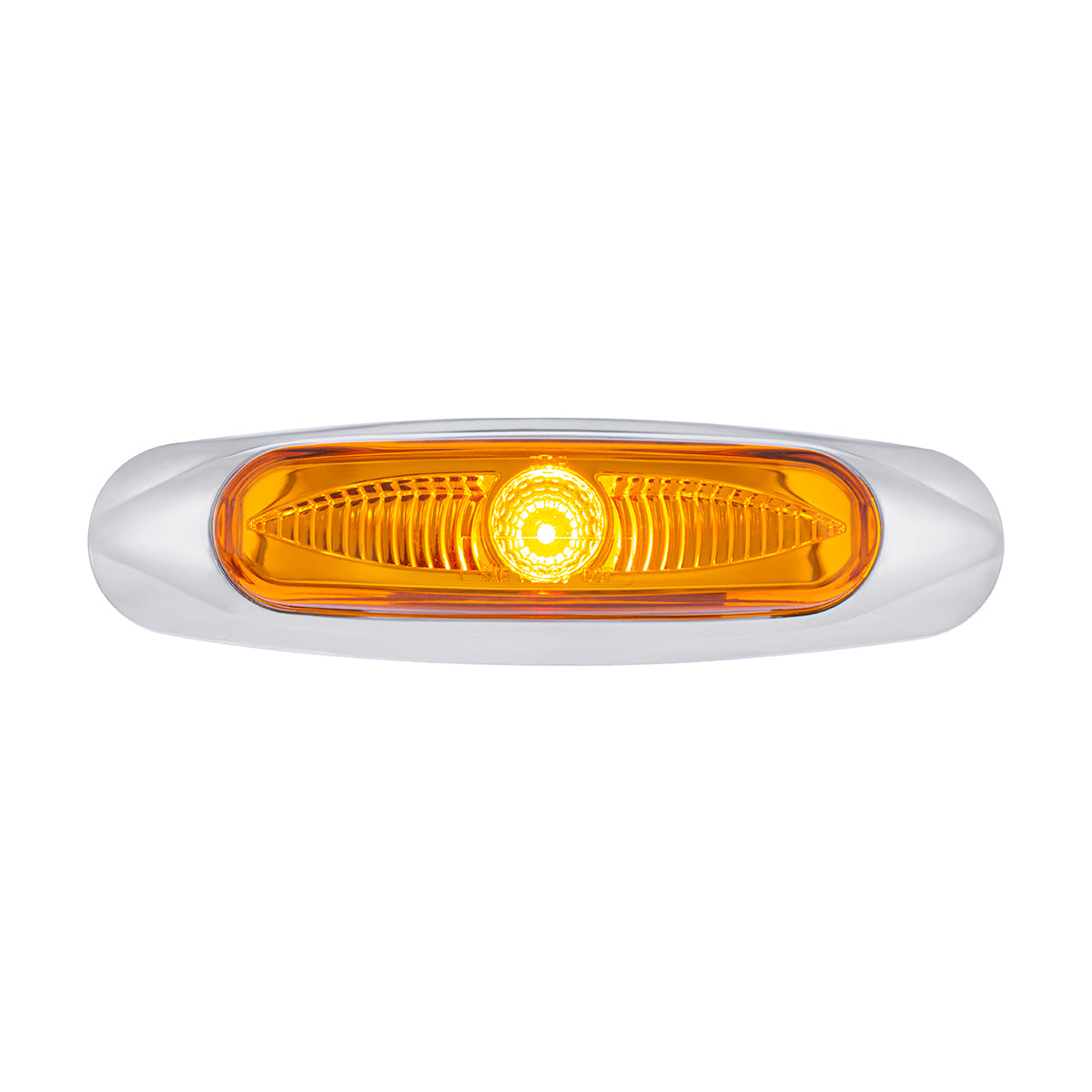 5-3/4" Wide 3 LED ViperEye Light (Clearance/Marker) - Amber LED/Amber Lens