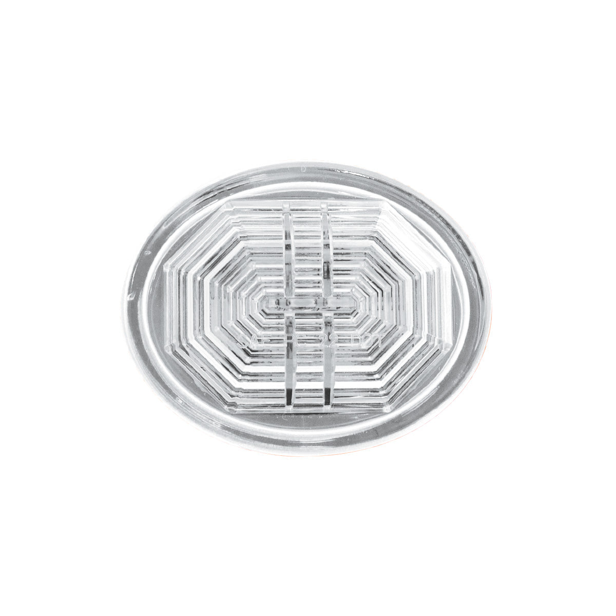 3 LED Oval Auxiliary Light-White LED/Clear Lens