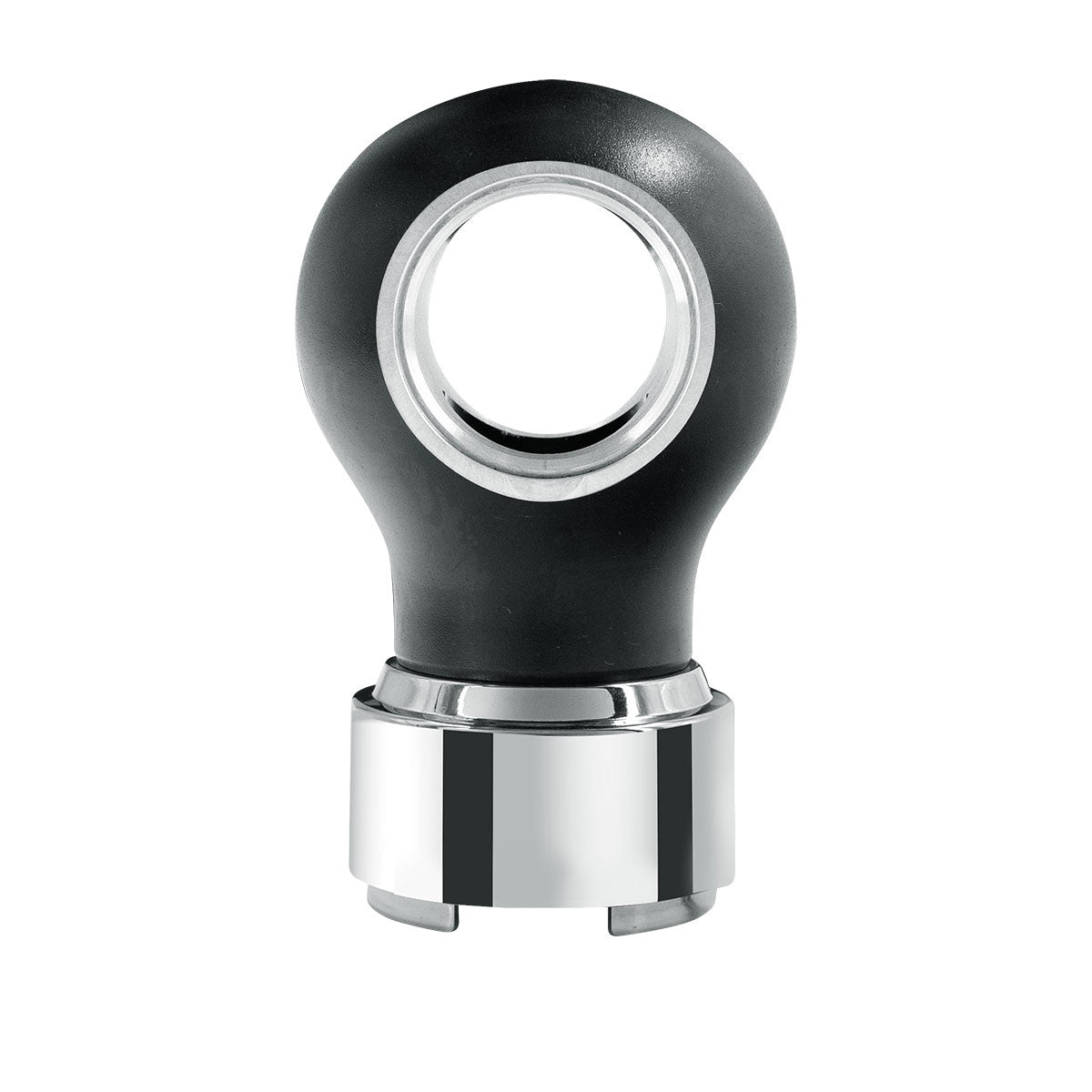 Thread-On Charlotte Style Gearshift Knob With 9/10 Speed Adapter-Matte Black