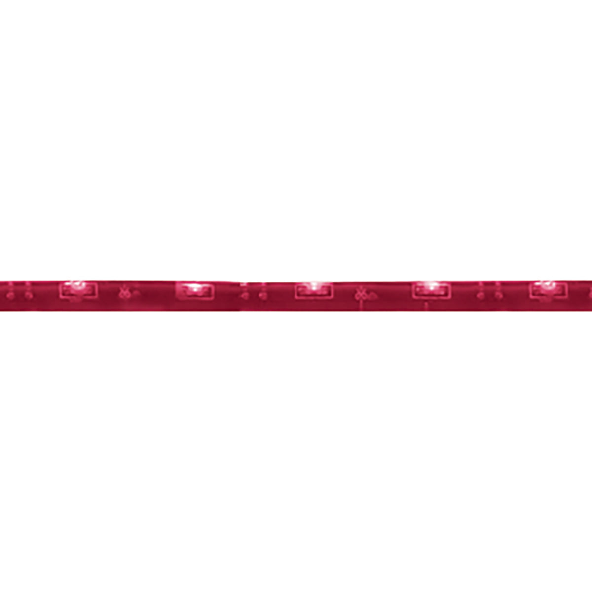 45 LED 35-1/4" Flex Light - Red LED With Left Wire Exit