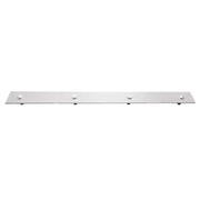 2" X 24" 430 Stainless Steel Top Mud Flap Plate - Bolt Thru